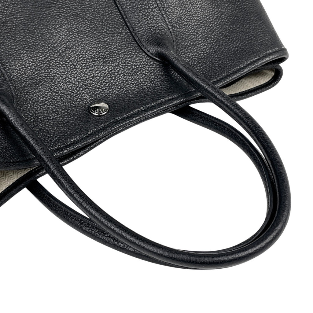 エルメス ガーデンパーティ PM ハンドバッグ トートバッグ ネゴンダ ブラック □O レディース 【中古】brbag