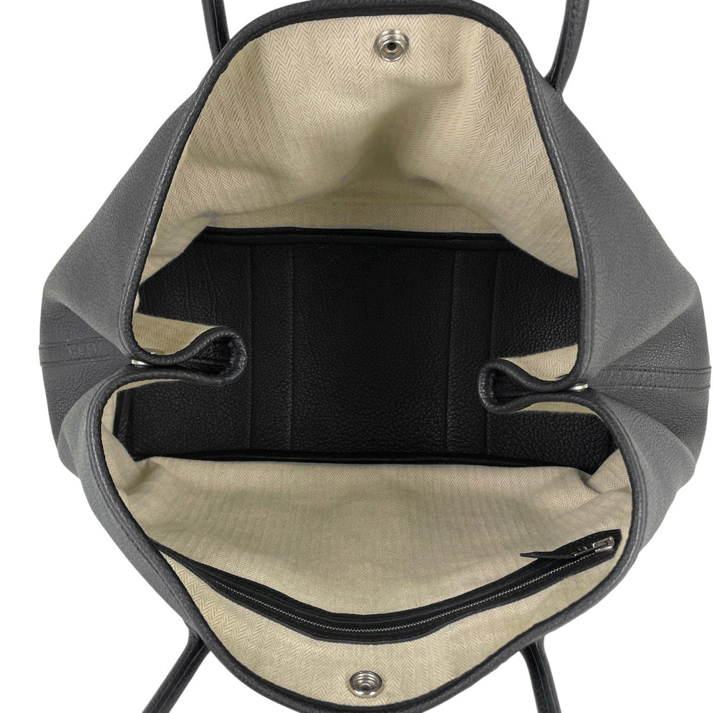 エルメス ガーデンパーティ PM ハンドバッグ トートバッグ ネゴンダ ブラック □O レディース 【中古】brbag