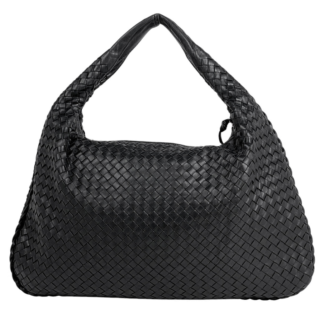 ボッテガヴェネタ イントレチャート ショルダーバッグ ワンショルダー ハンドバッグ ナッパ ショルダーバッグ レザー ブラック レディース 【中古】brbag