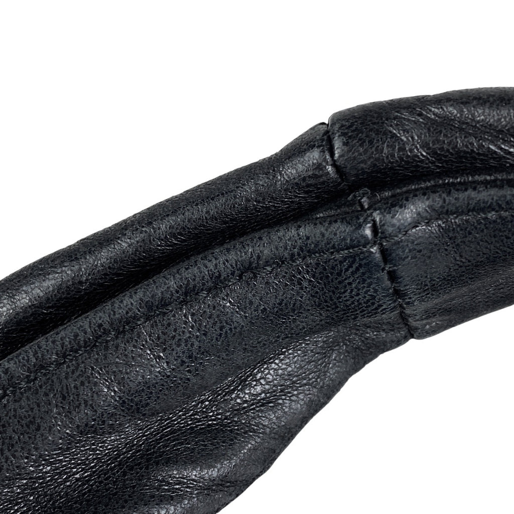 ボッテガヴェネタ イントレチャート ショルダーバッグ ワンショルダー ハンドバッグ ナッパ ショルダーバッグ レザー ブラック レディース 【中古】brbag