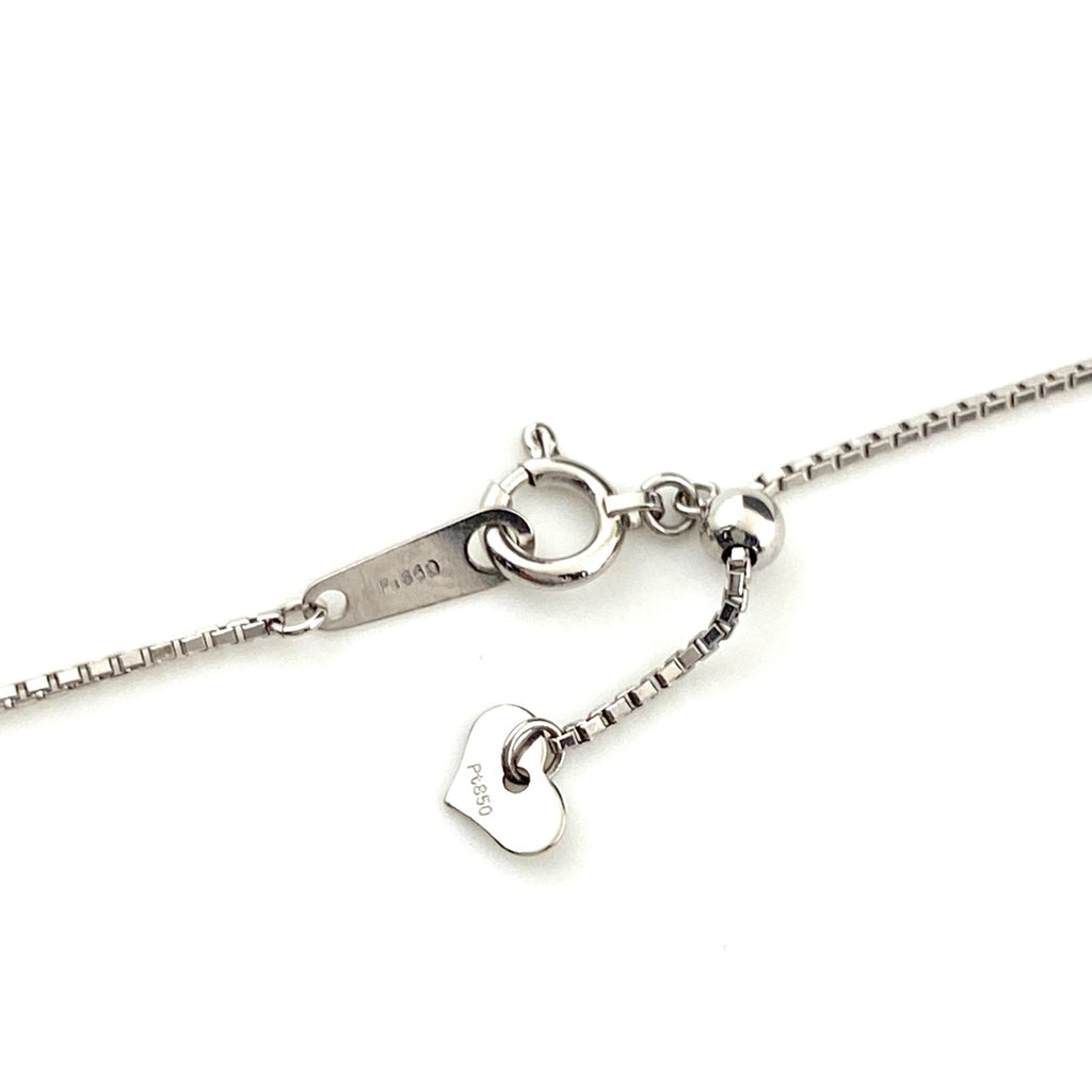 クロスモチーフ ネックレス プラチナ ペンダント メレダイヤ 十字架 ネックレス Pt900 Pt850 ダイヤモンド レディース 【中古】nbjwl