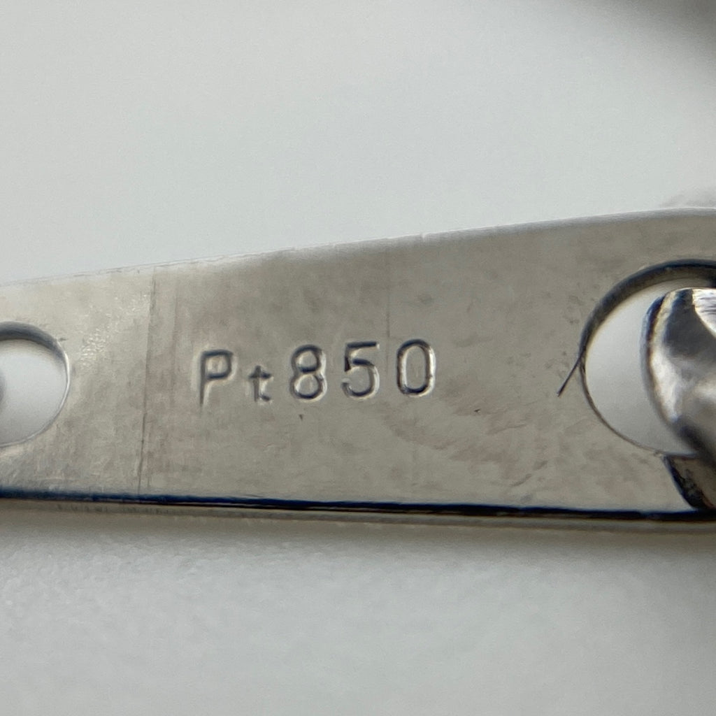 クロスモチーフ ネックレス プラチナ ペンダント メレダイヤ 十字架 ネックレス Pt900 Pt850 ダイヤモンド レディース 【中古】nbjwl