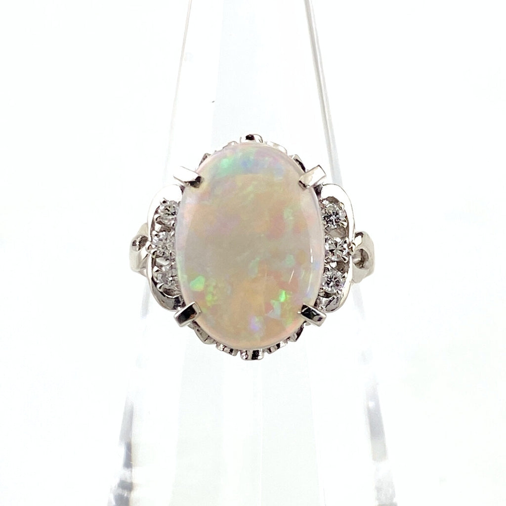 Pt900 オパール リング 10.5号 2.63ct レディース 【中古】nbjwl