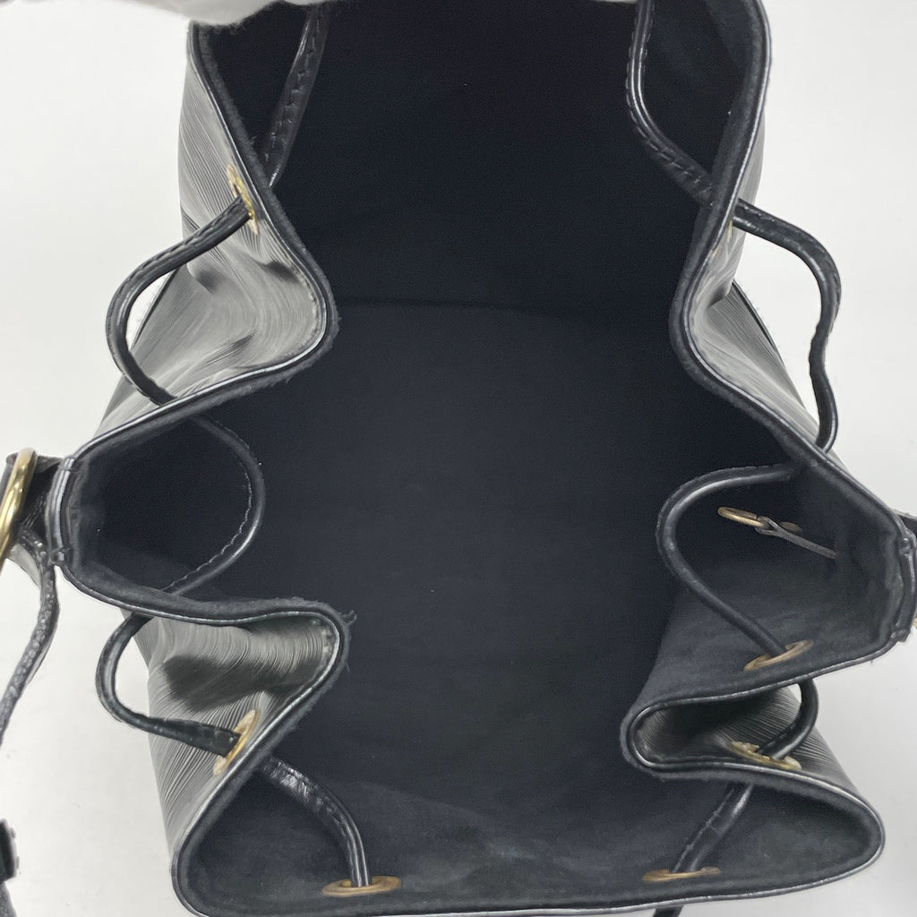 ルイ・ヴィトン ノエ ワンショルダー 肩掛け 巾着型 ショルダーバッグ エピ ノワール(ブラック) M59002 レディース 【中古】brbag