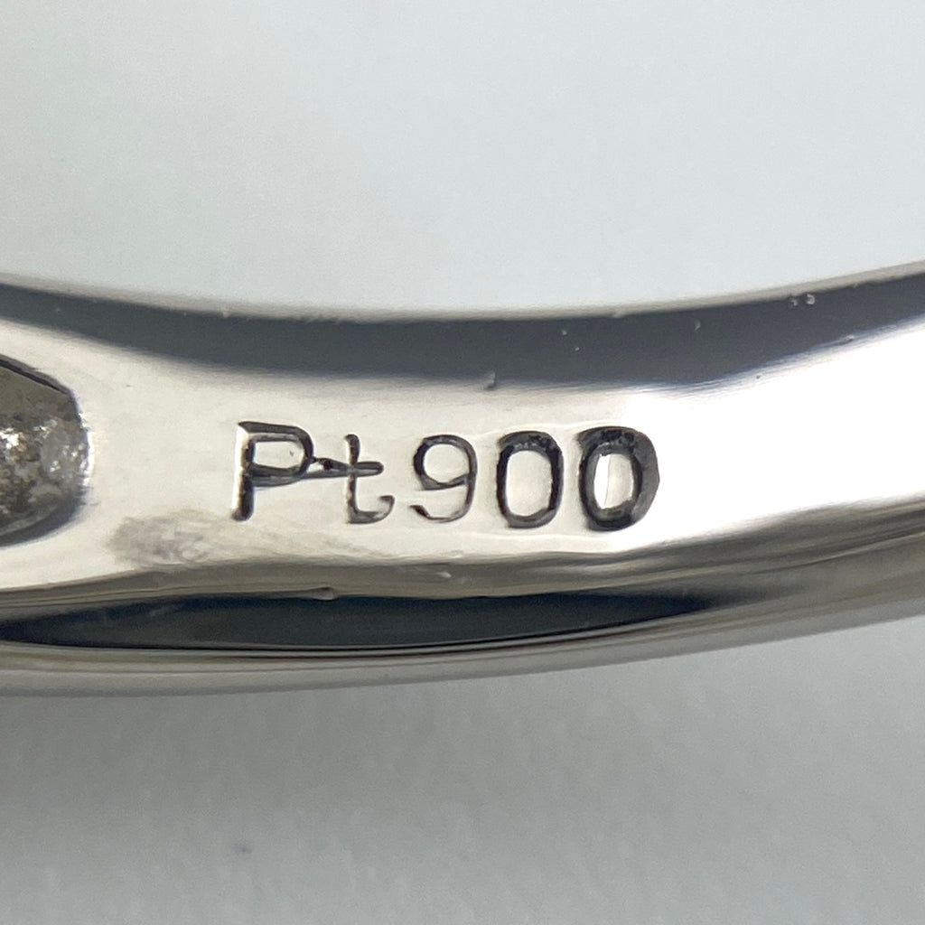 メレダイヤ デザインリング プラチナ 指輪 リング 11号 Pt900 ダイヤモンド レディース 【中古】nbjwl
