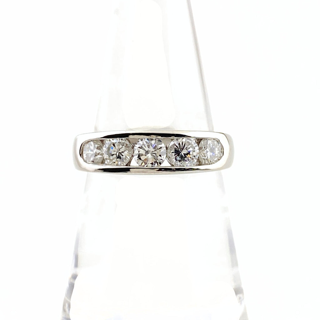 メレダイヤ デザインリング プラチナ 指輪 リング 13.5号 Pt900 ダイヤモンド レディース 【中古】nbjwl