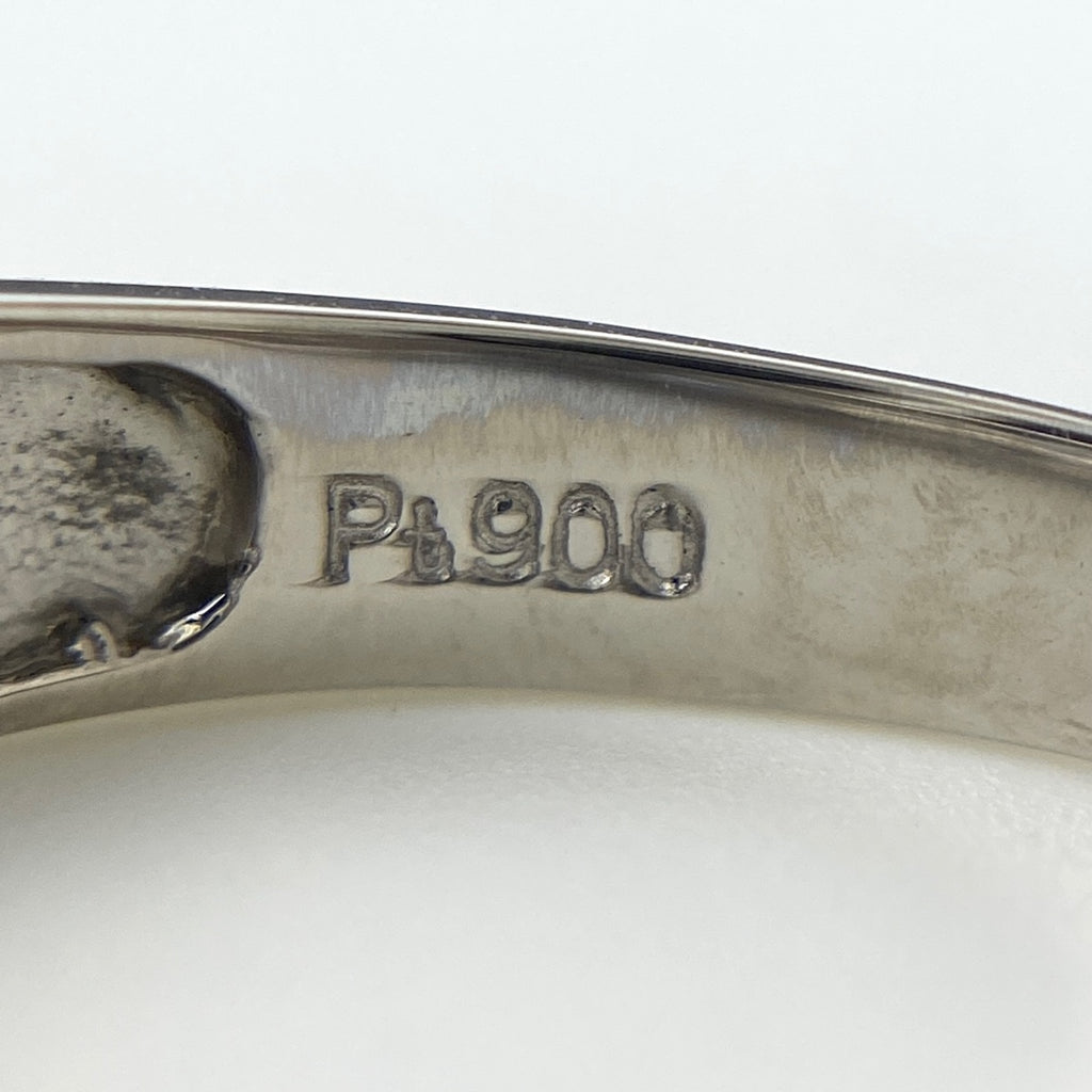 メレダイヤ デザインリング プラチナ 指輪 リング 13.5号 Pt900 ダイヤモンド レディース 【中古】nbjwl
