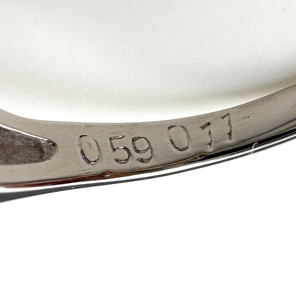 クリソベリルキャッツアイ デザインリング プラチナ 指輪 メレダイヤ リング 11号 Pt900 クリソベリルキャッツアイ ダイヤモンド レディース 【中古】nbjwl