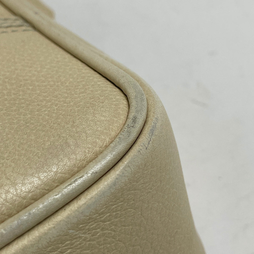 ルイ・ヴィトン キュイールベキア トロター MM 斜め掛け ショルダーバッグ レザー ホワイト レディース 【中古】brbag