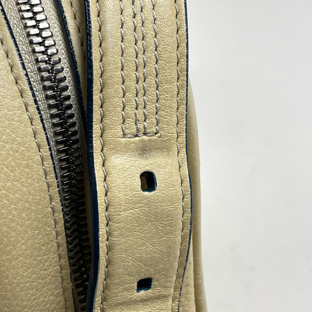 ルイ・ヴィトン キュイールベキア トロター MM 斜め掛け ショルダーバッグ レザー ホワイト レディース 【中古】brbag