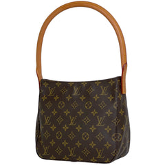 ルイ・ヴィトン ルーピング MM 肩掛け ワンショルダー ショルダーバッグ モノグラム ブラウン M51146 レディース 【中古】brbag