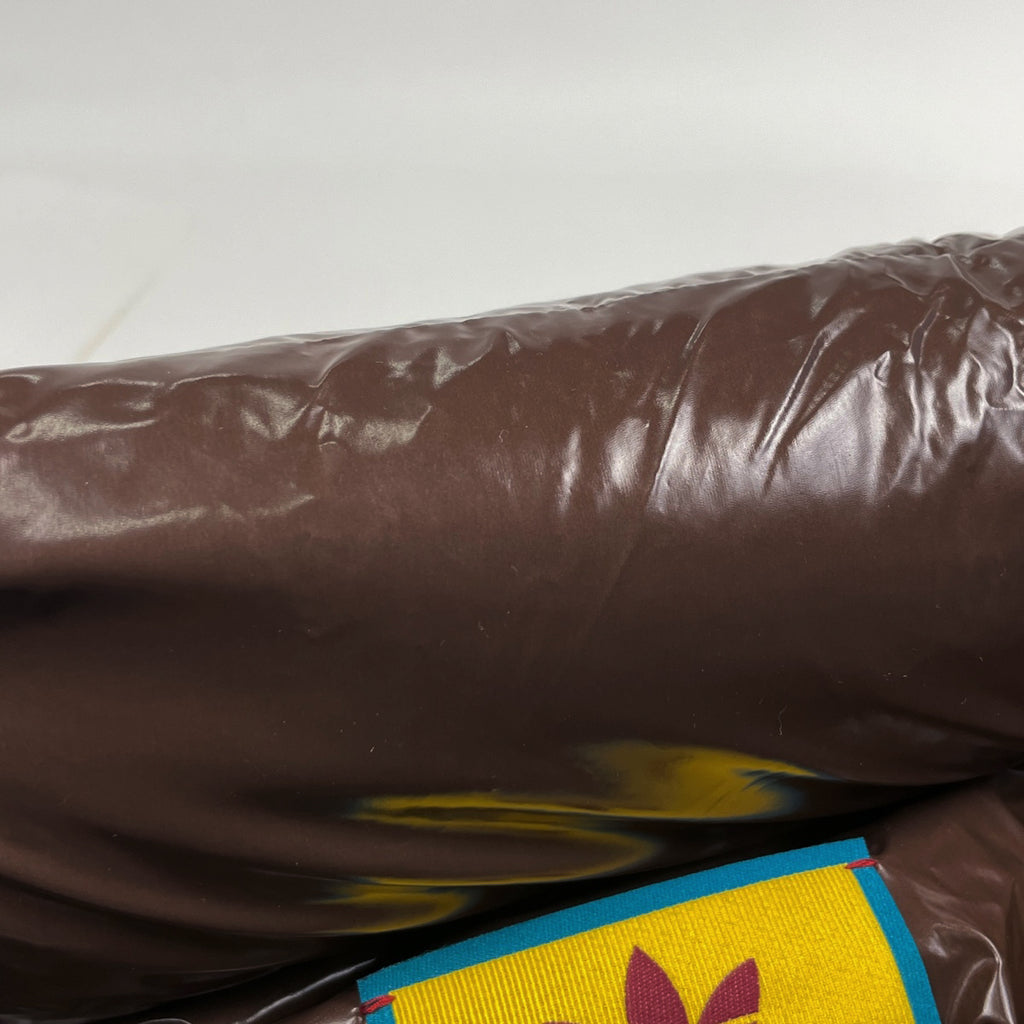 グッチ シェリーライン ダウンベスト フード付き アウター ダウンベスト ブラウン ベージュ メンズ 【中古】brapp