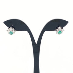 エメラルド Pt900 ピアス 0.34ct 0.32ct レディース 中古 nbjwl