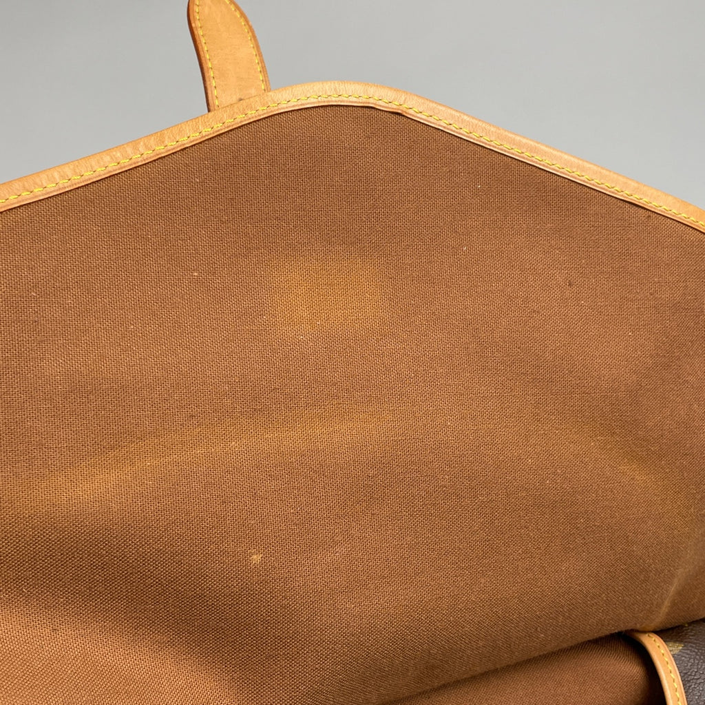 ルイ・ヴィトン ソミュール 35 斜め掛け ショルダーバッグ モノグラム ブラウン M42254 レディース 【中古】brbag