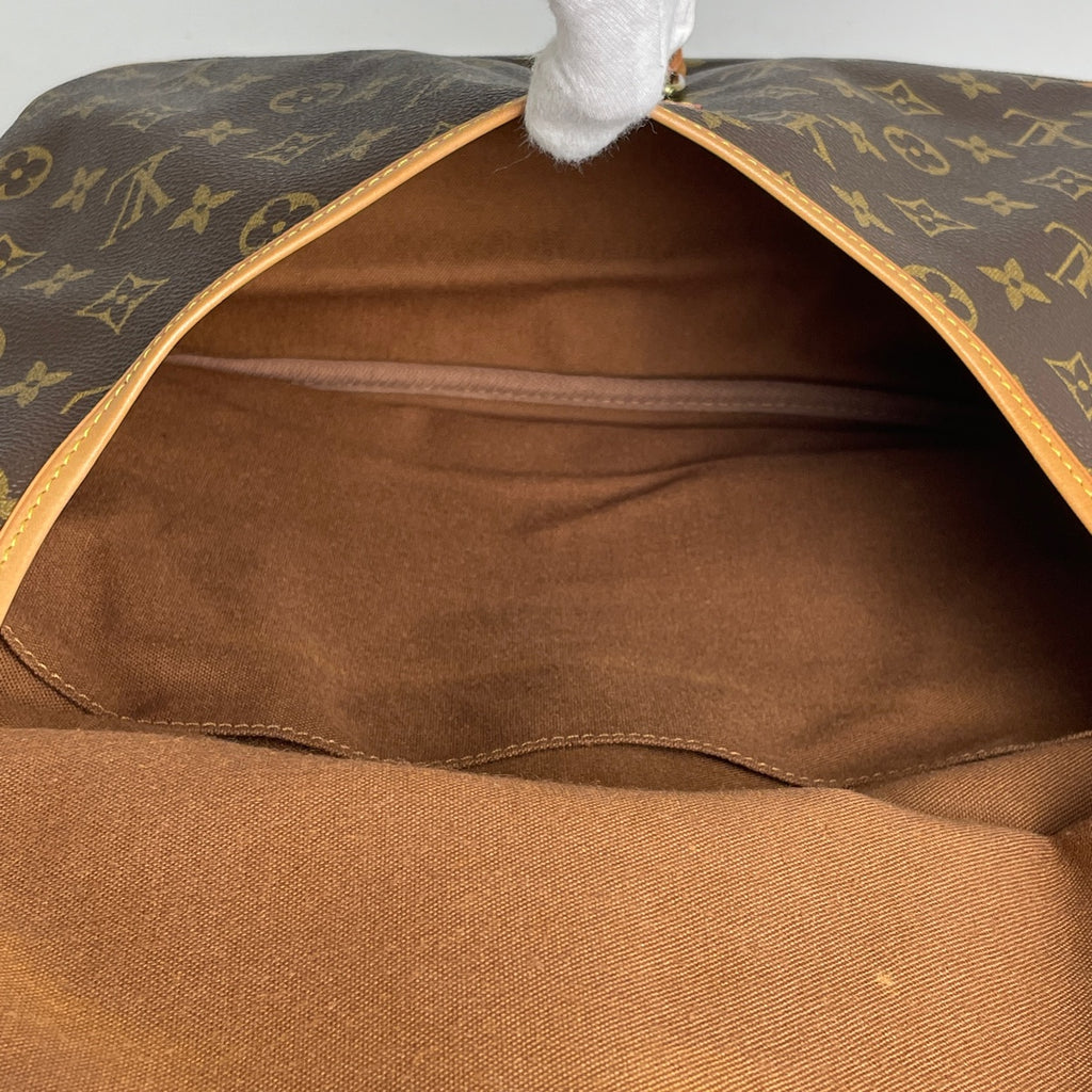 ルイ・ヴィトン ソミュール 35 斜め掛け ショルダーバッグ モノグラム ブラウン M42254 レディース 【中古】brbag