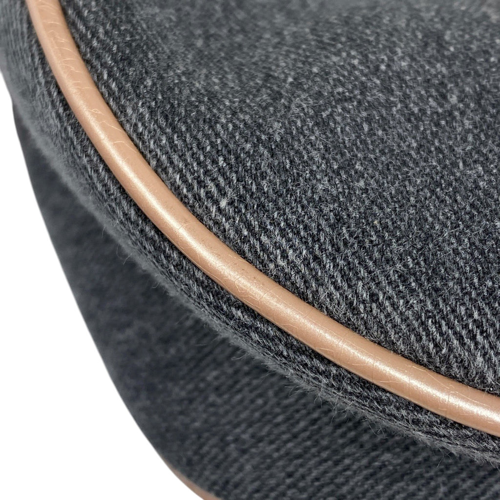 クリスチャンディオール サドルバッグ ハンドバッグ ワンショルダー ロゴ ショルダーバッグ デニム ピンク グレー レディース 【中古】brbag