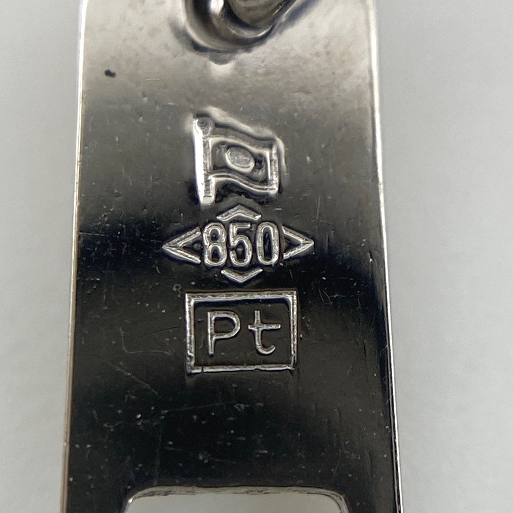 ダイヤモンド デザインネックレス プラチナ ペンダント ネックレス Pt900 Pt850 ダイヤモンド レディース 【中古】nbjwl