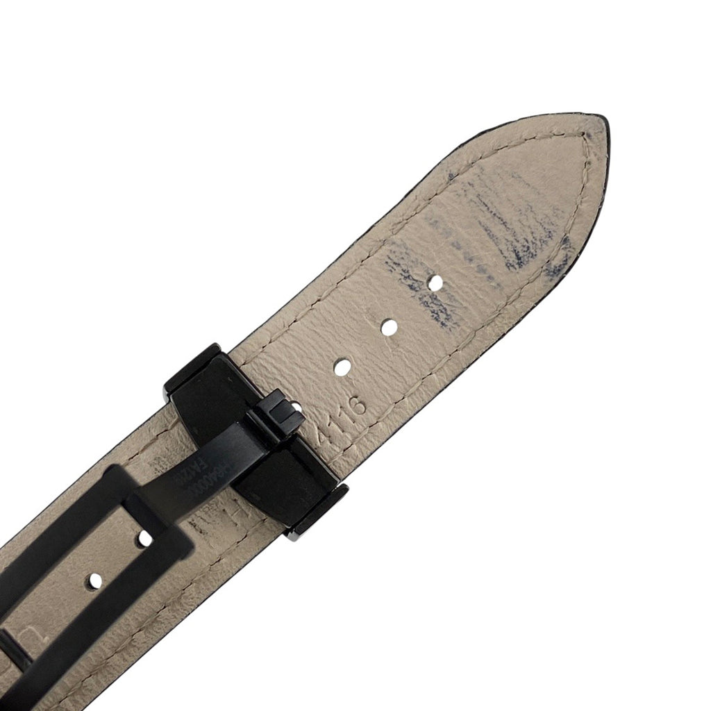 ハミルトン ベンチュラ H244010 腕時計 SS レザー クォーツ ブラック メンズ 【中古】wtcbb