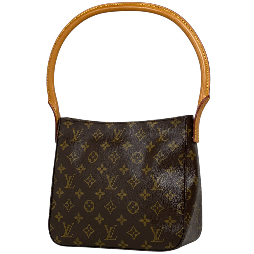 ルイ・ヴィトン ルーピング MM 肩掛け ワンショルダー ショルダーバッグ モノグラム ブラウン M51146 レディース 【中古】brbag