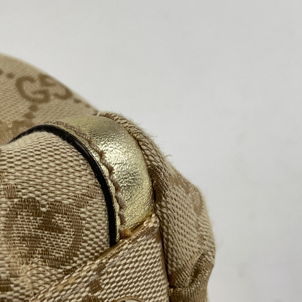 グッチ GG柄 ショルダーバッグ アビー トートバッグ ショルダーバッグ GGキャンバス ベージュ ゴールド 189835 レディース 【中古】brbag