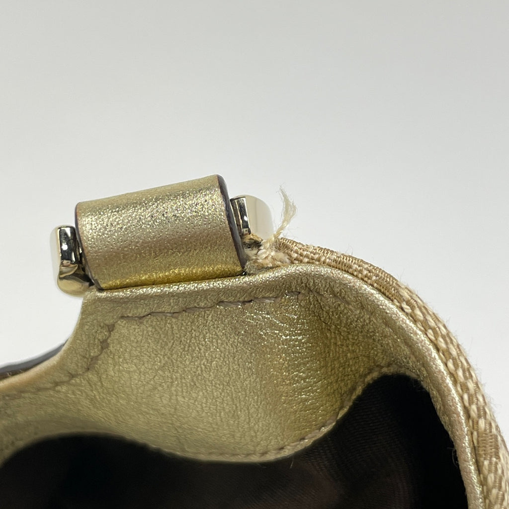 グッチ GG柄 ショルダーバッグ アビー トートバッグ ショルダーバッグ GGキャンバス ベージュ ゴールド 189835 レディース 【中古】brbag