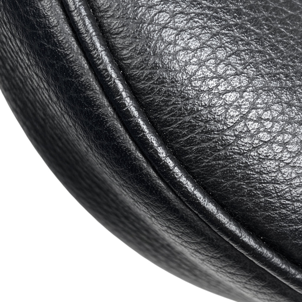 クリスチャンディオール サドルバッグ KAWSコラボ 蜂 ショルダーバッグ ボディバッグ レザー ブラック レディース 【中古】brbag