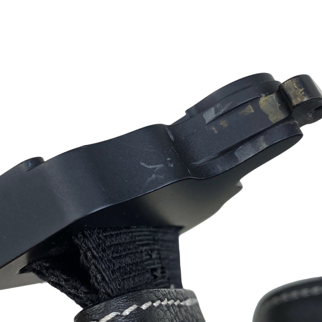 クリスチャンディオール サドルバッグ KAWSコラボ 蜂 ショルダーバッグ ボディバッグ レザー ブラック レディース 【中古】brbag