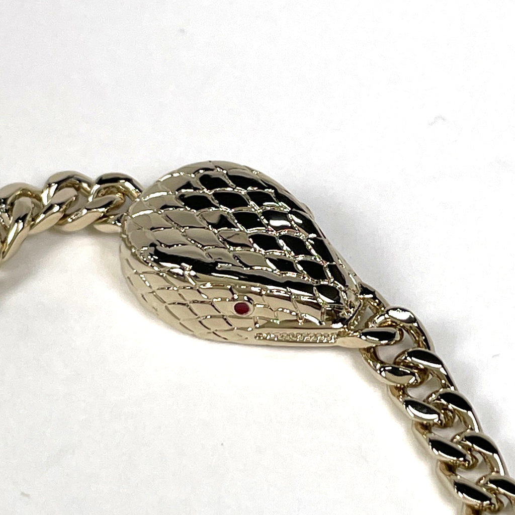 ブルガリ セルペンティ フォーエバー マイクロバッグ ミニ スネーク ショルダーバッグ レザー ゴールド 293455 レディース 【中古】brbag