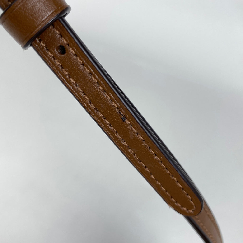 コーチ シグネチャー ショルダーバッグ 斜め掛け ショルダーバッグ コーティングキャンバス ブラウン 91677 レディース 【中古】brbag