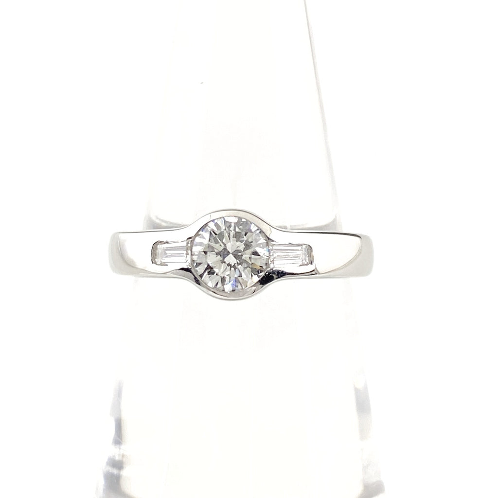 ダイヤモンド デザインリング プラチナ 指輪 メレダイヤ リング 11.5号 Pt900 ダイヤモンド レディース 【中古】nbjwl