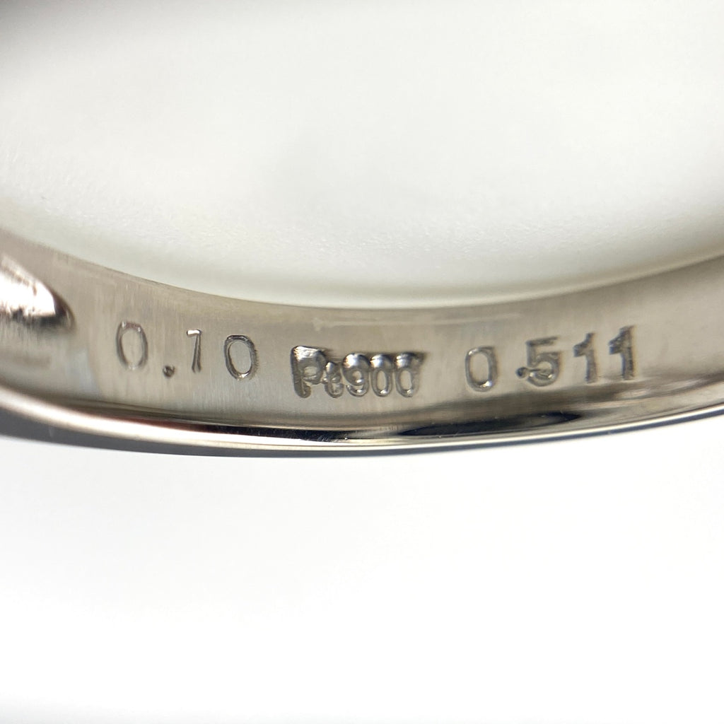 ダイヤモンド デザインリング プラチナ 指輪 メレダイヤ リング 11.5号 Pt900 ダイヤモンド レディース 【中古】nbjwl