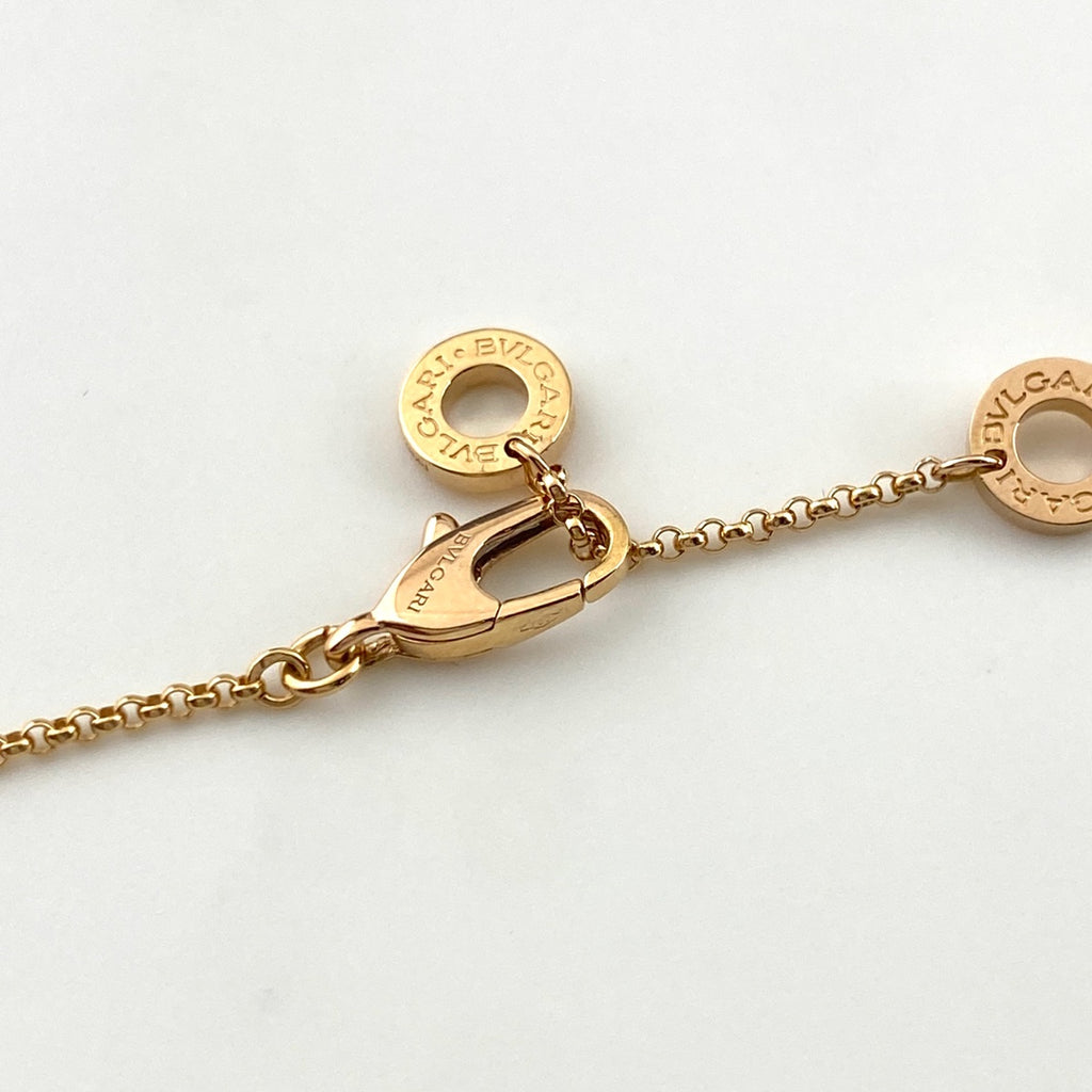 ブルガリ ビーゼロワン ローマ セラミック ブロンズ ネックレス PG ピンクゴールド ペンダント ネックレス 750 ブロンズセラミック レディース 【中古】brjwl