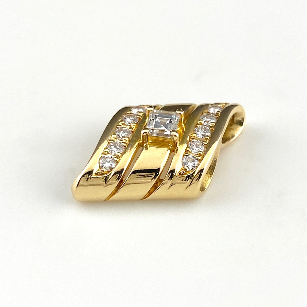 ポーラ メレダイヤ ペンダントトップ YG イエローゴールド ペンダントトップ K18 ダイヤモンド レディース 【中古】brjwl