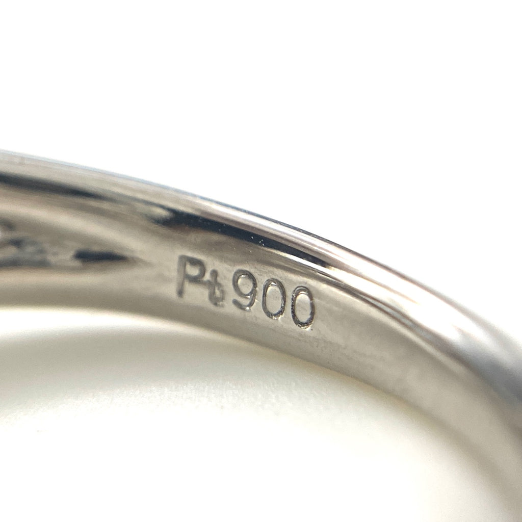 メレダイヤ デザインリング プラチナ 指輪 リング 12号 Pt900 ダイヤモンド レディース 【中古】nbjwl