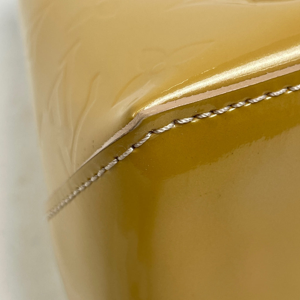 ルイ・ヴィトン ウィルシャー PM 手提げ エナメル ハンドバッグ モノグラムヴェルニ ローズフロランタン M91642 レディース 【中古】brbag