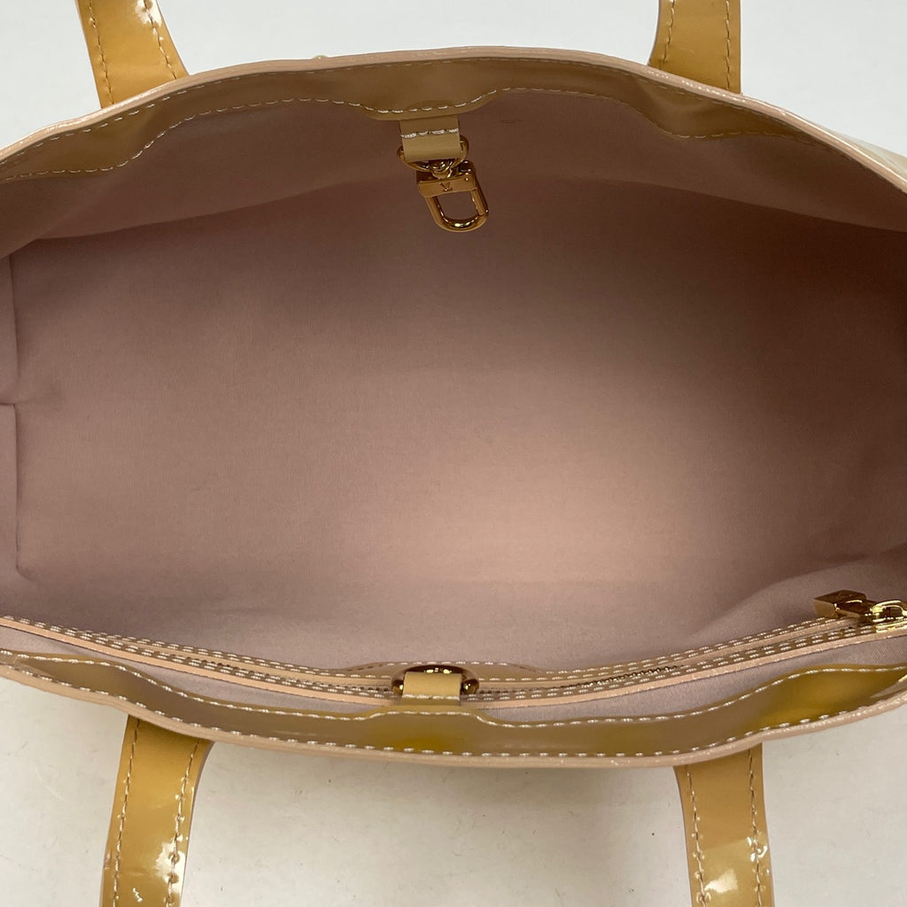 ルイ・ヴィトン ウィルシャー PM 手提げ エナメル ハンドバッグ モノグラムヴェルニ ローズフロランタン M91642 レディース 【中古】brbag