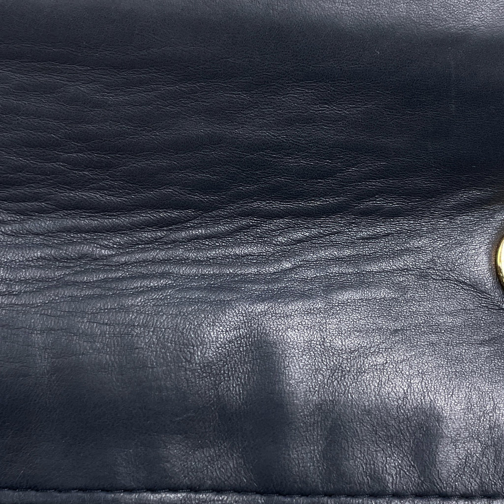 ボッテガヴェネタ イントレチャート ハンドバッグ 手提げ ナッパ ハンドバッグ レザー ネイビー レディース 【中古】brbag