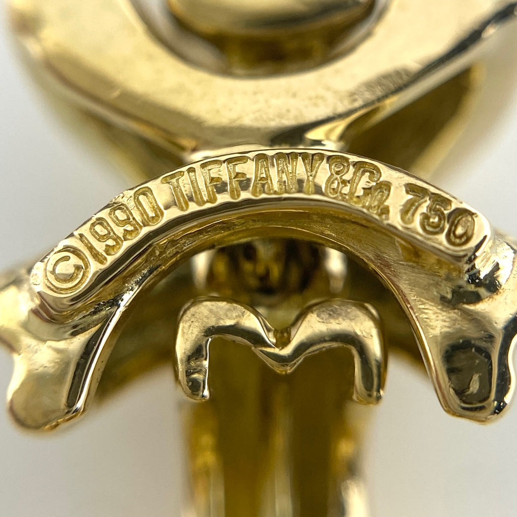 ティファニー シグネチャー ブレスレット YG イエローゴールド 腕輪 ブレスレット 750 レディース 【中古】brjwl