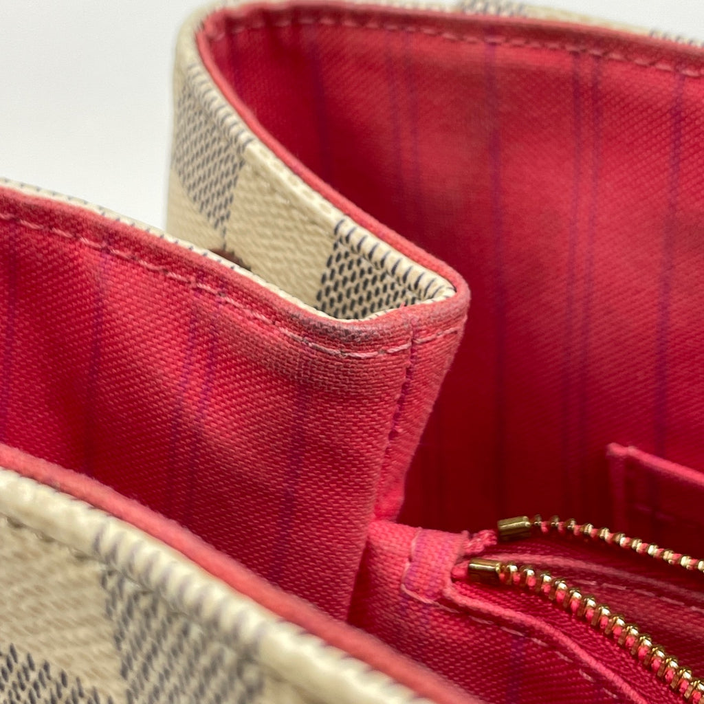 ルイ・ヴィトン カルヴィ ショルダーバッグ トートバッグ ダミエアズール ホワイト N41449 レディース 【中古】brbag