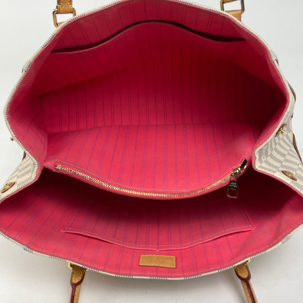 ルイ・ヴィトン カルヴィ ショルダーバッグ トートバッグ ダミエアズール ホワイト N41449 レディース 【中古】brbag