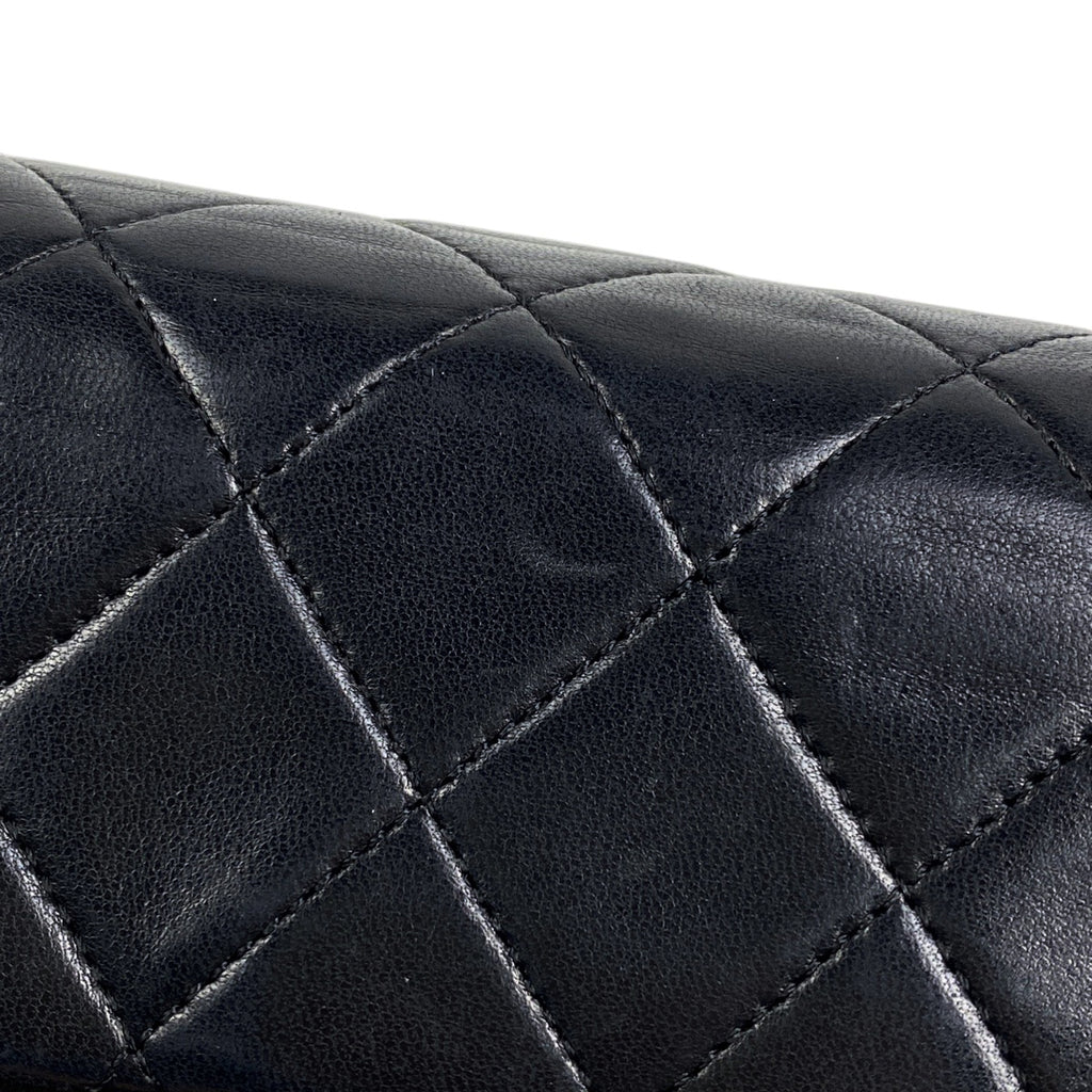 シャネル ミニ マトラッセ シングルフラップ チェーン ショルダーバッグ ココマーク ショルダーバッグ レザー ブラック A01115 レディース 【中古】brbag