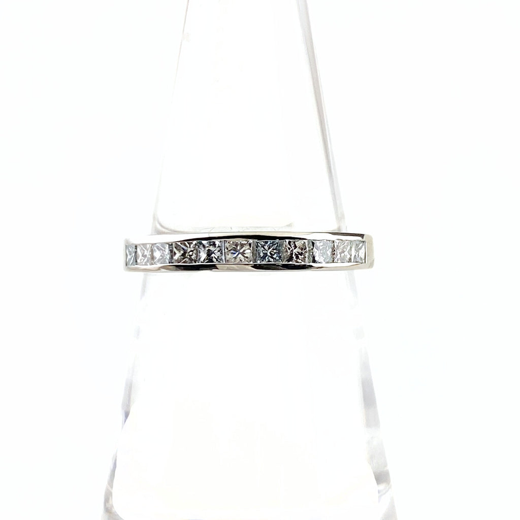 メレダイヤ デザインリング プラチナ 指輪 トリートメントダイヤ リング 12号 Pt900 ダイヤモンド レディース 【中古】nbjwl