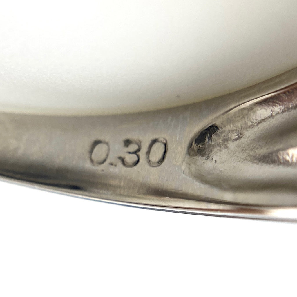 メレダイヤ デザインリング プラチナ 指輪 リング 14号 Pt900 ダイヤモンド レディース 【中古】nbjwl