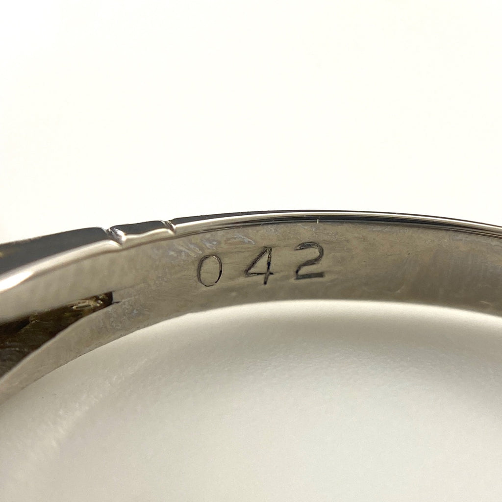 メレダイヤ デザインリング プラチナ 指輪 リング 11号 Pt850 ダイヤモンド レディース 【中古】nbjwl