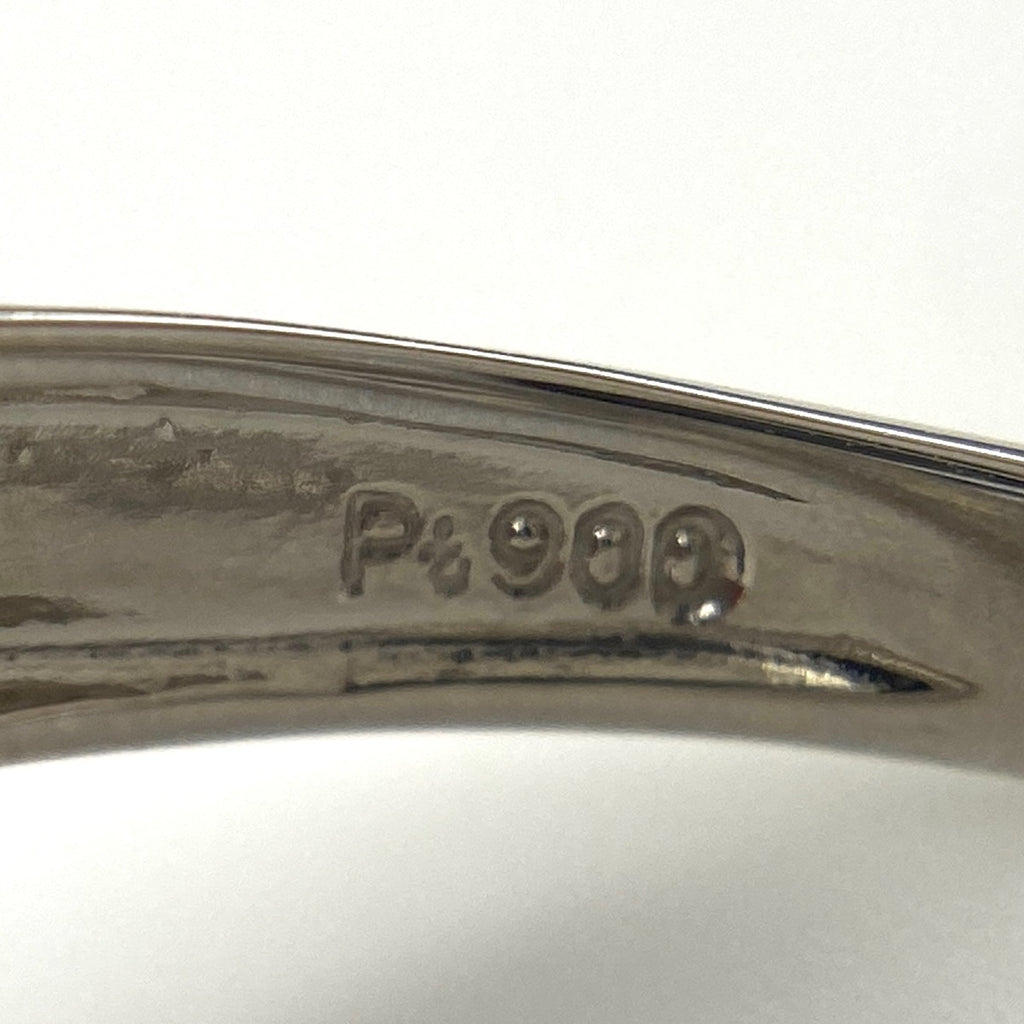 メレダイヤ デザインリング プラチナ 指輪 リング 12号 Pt900 ダイヤモンド レディース 【中古】nbjwl