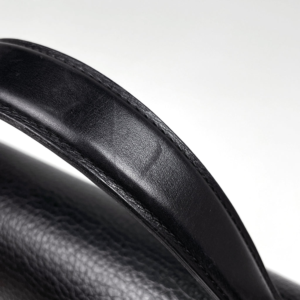 クリスチャンディオール ロゴ ハンドバッグ プッシュロック ハンドバッグ レザー ブラック レディース 【中古】brbag