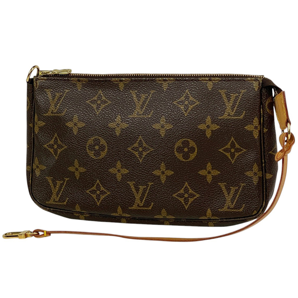 ルイ・ヴィトン ポシェット アクセソワール メイク コスメ アクセサリーポーチ モノグラム ブラウン M51980 レディース 【中古】brbag