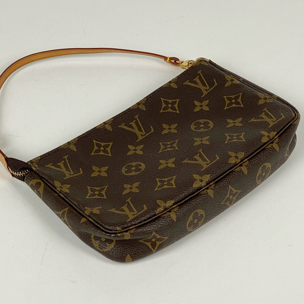 ルイ・ヴィトン ポシェット アクセソワール メイク コスメ アクセサリーポーチ モノグラム ブラウン M51980 レディース 【中古】brbag