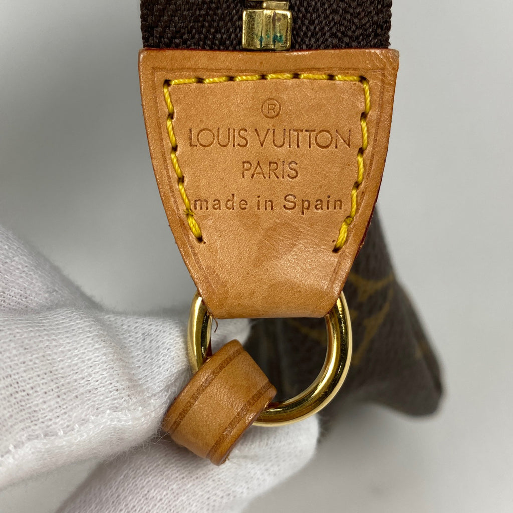 ルイ・ヴィトン ポシェット アクセソワール メイク コスメ アクセサリーポーチ モノグラム ブラウン M51980 レディース 【中古】brbag