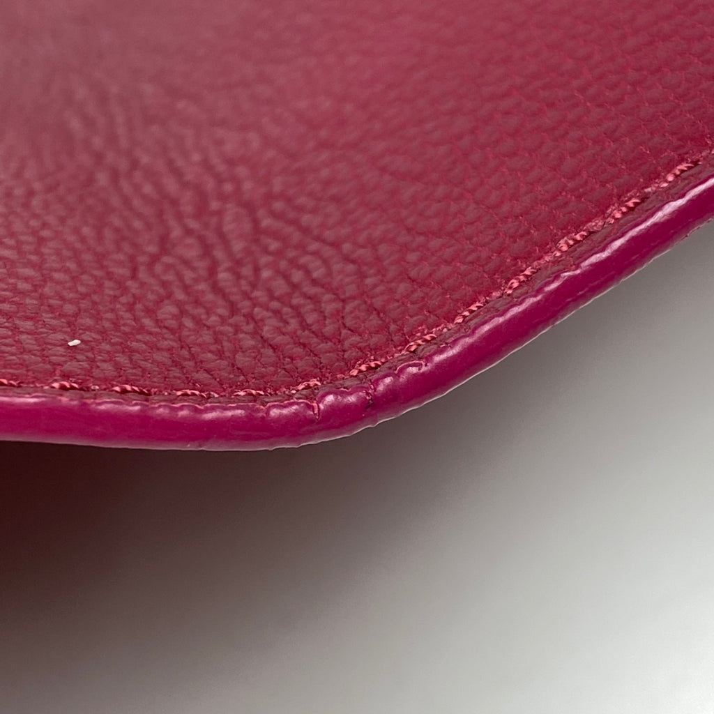 ルイ・ヴィトン クヴェルテュール カルネ PM ヴォーカシミール ノートカバー 手帳・ブックカバー レザー ボルドー M58152 レディース 【中古】brbag